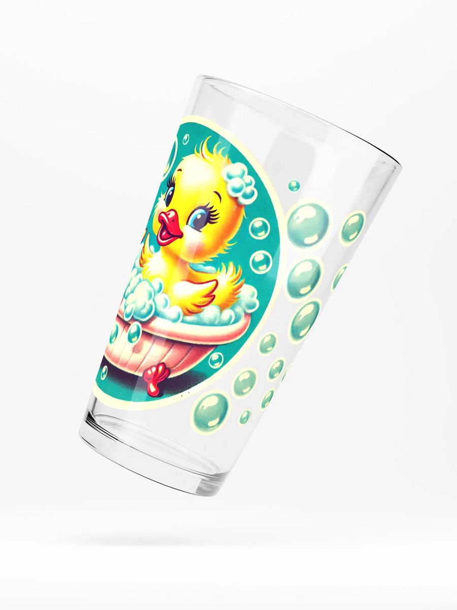Ducky in a Bubble Bath 16 oz Glass - Adorable Glassware product image (5)