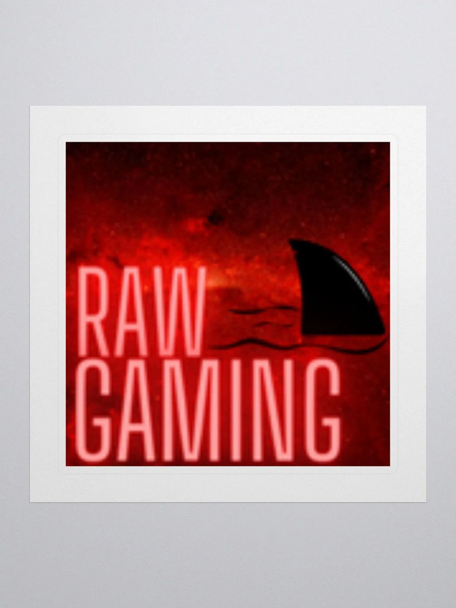 RAW Gaming Stickers (red ) product image (2)