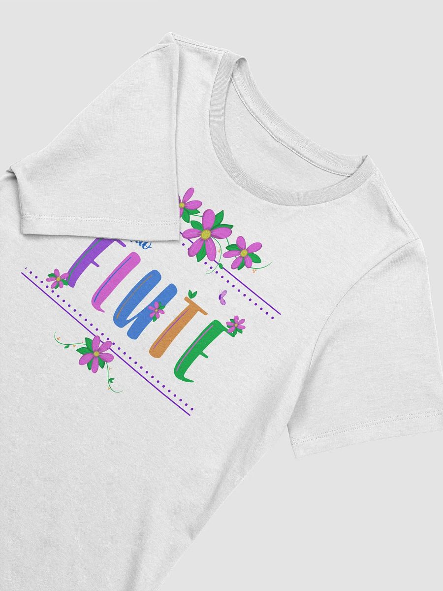 Relaxed Fit - Floral Flute Women's T-Shirt - Blue Alto Letters product image (3)