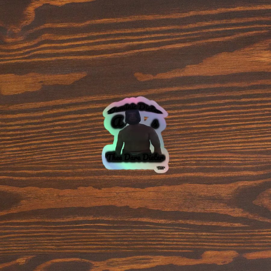Dominic Dieter As Thee Dare Dieter 02 - Kiss-Cut Holographic Sticker product image (3)