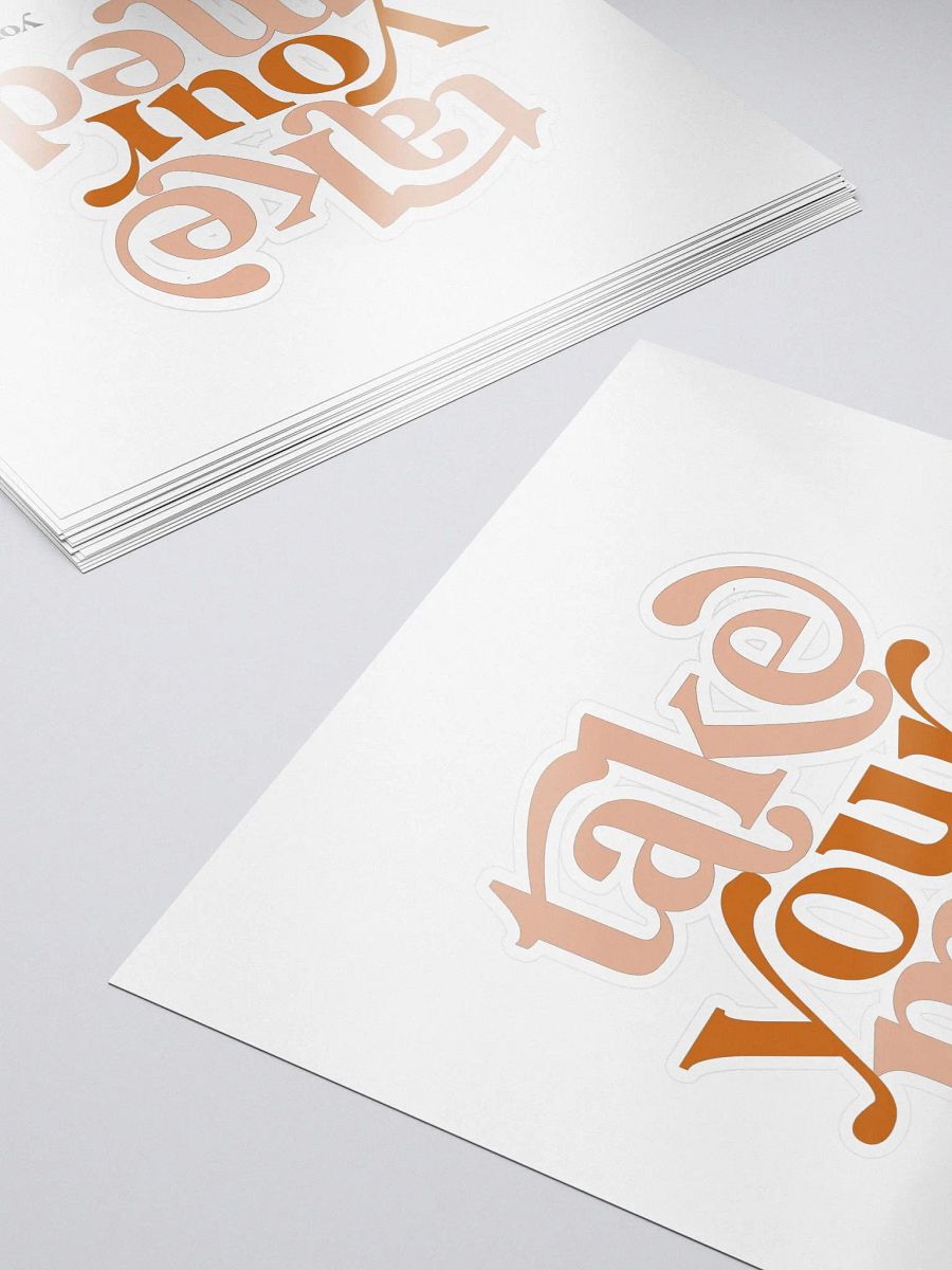 Take Your Meds, You're Worth It Kiss-Cut Sticker product image (5)