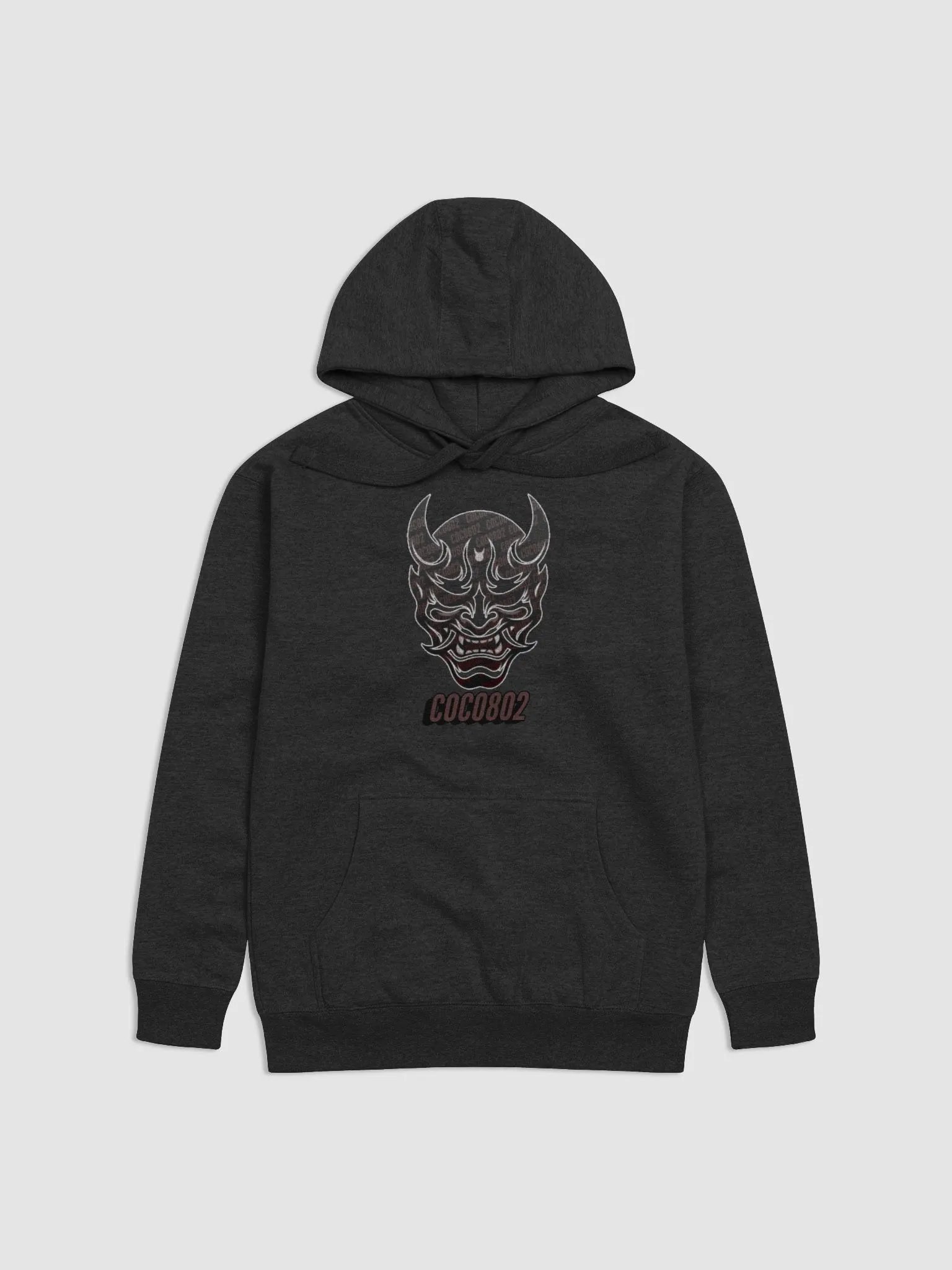 Sweat à capuche unisexe graphique du diable menaçant product image (1)