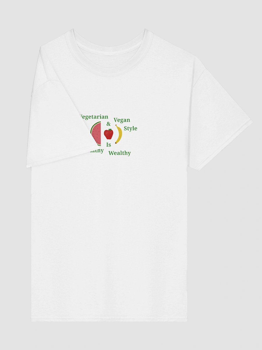 Healthy Wealthy Vegetarian & Vegan Tee product image (4)