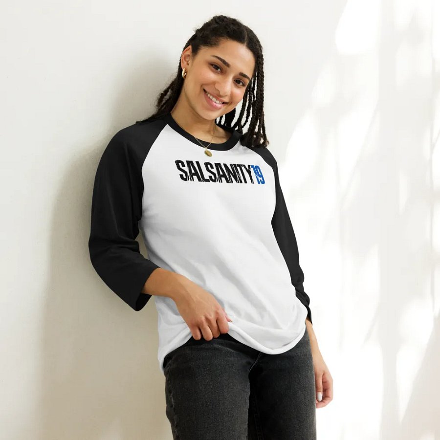 Salsanity19 ¾ Sleeve Raglan Tee product image (15)