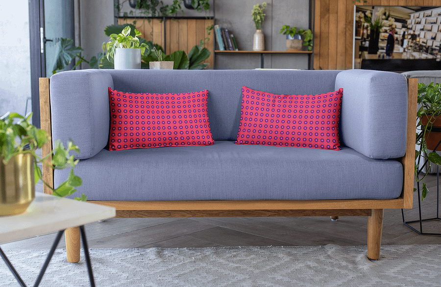 Abstract Red Throw Pillow product image (5)