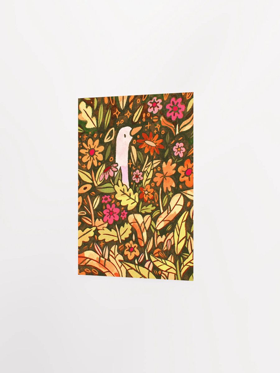 Goose in Flowers Print product image (3)
