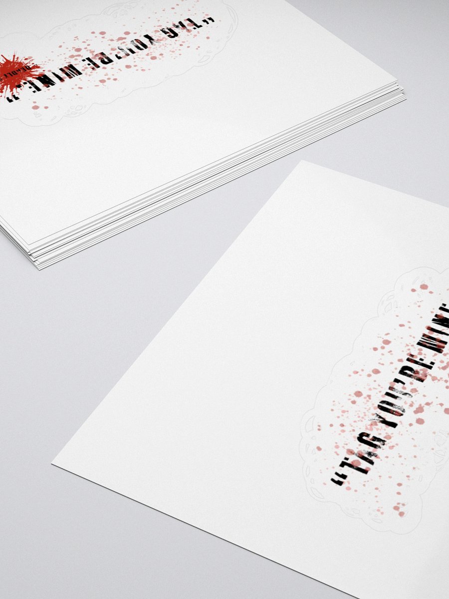 Tag You're Mine Sticker product image (13)