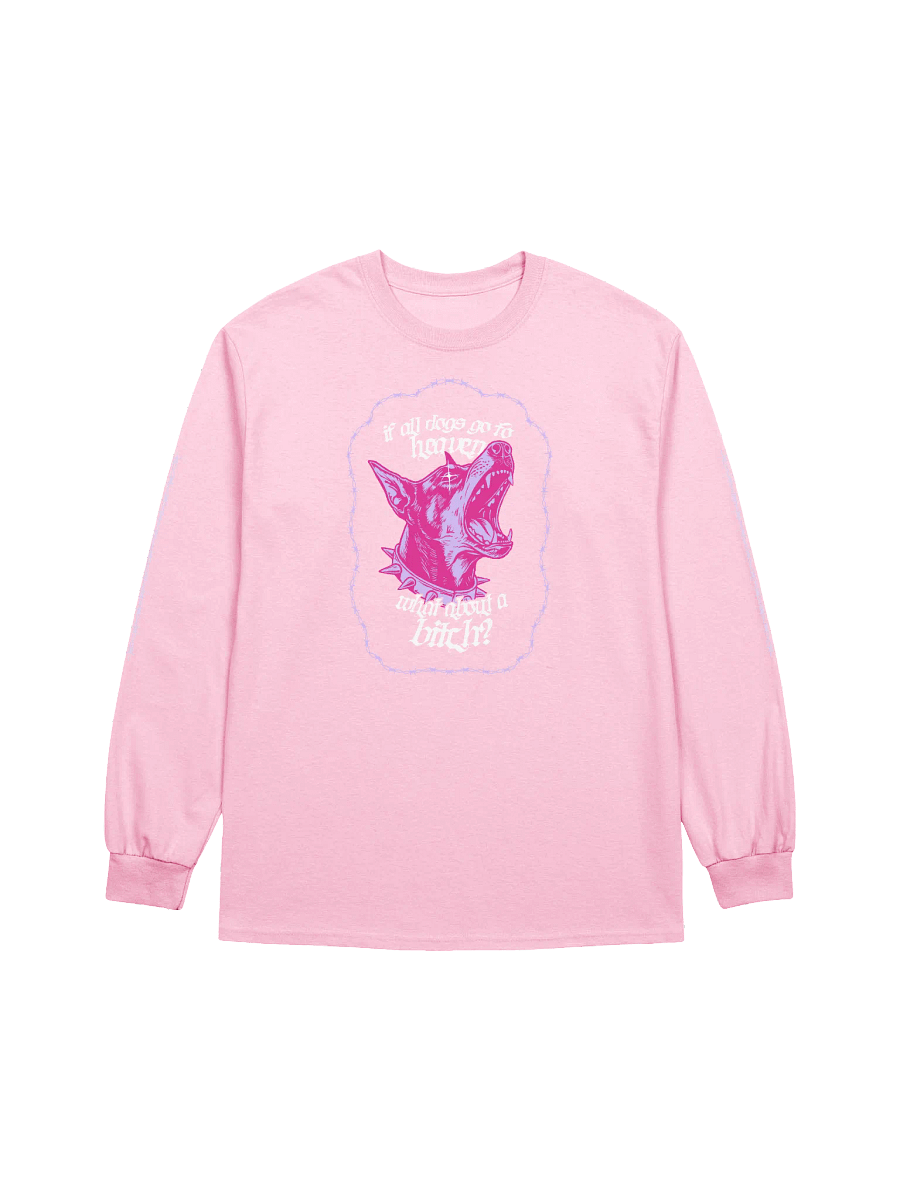 If All Dogs Go To Heaven - Pink Colorway Longsleeve T-Shirt product image (2)