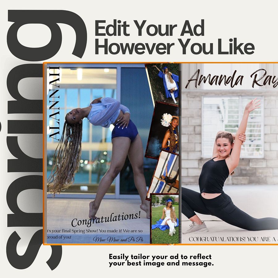 Spring Show Program Ad product image (3)