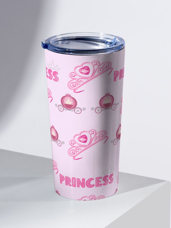 Pink Princess 20oz Stainless Steel Tumbler product image (2)