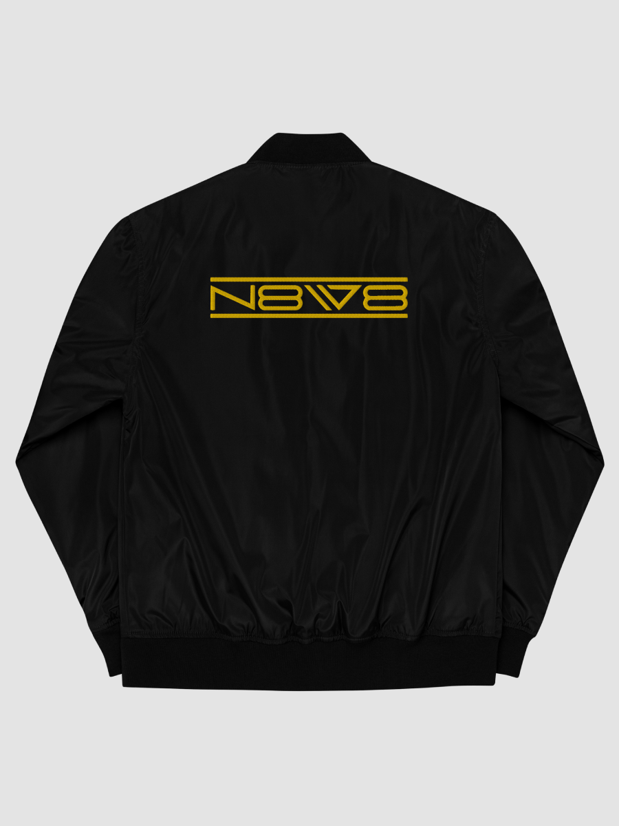 N8W8 Logo Orange Premium Recycled Bomber product image (2)