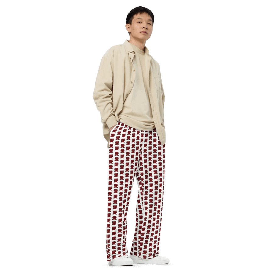 Red Kanji Wide Pants product image (3)