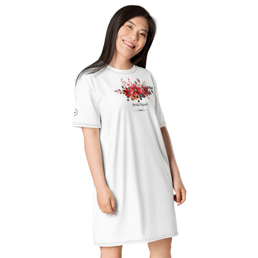 Bridal Squad 011 T-Shirt Dress Floral Bliss Theme product image (4)