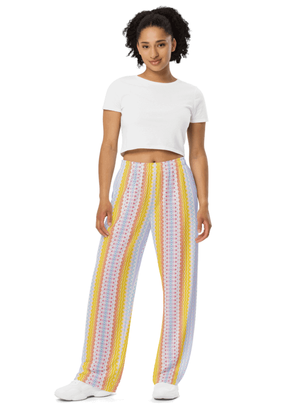 Mediterranean Summer Wide-Leg Pants product image (1)