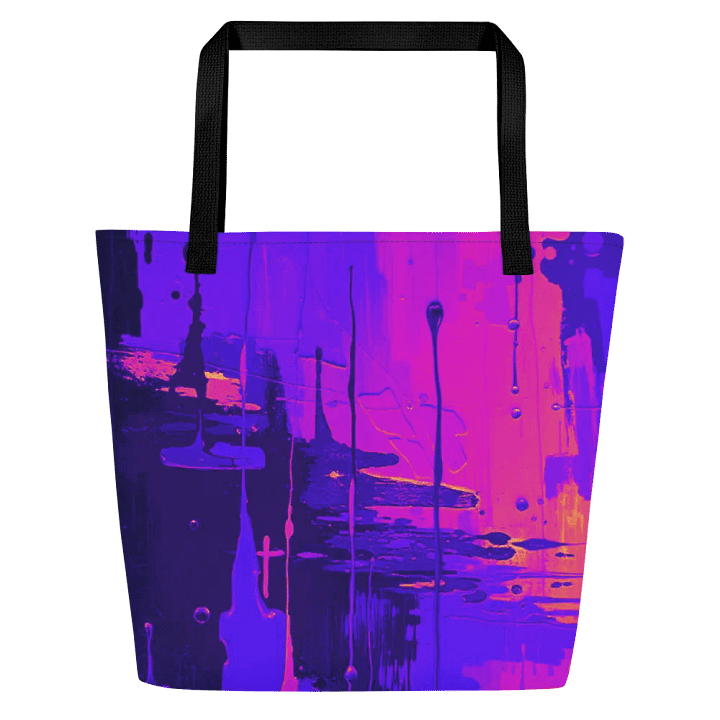 Acrylic Splatterburst Tote Bag product image (2)
