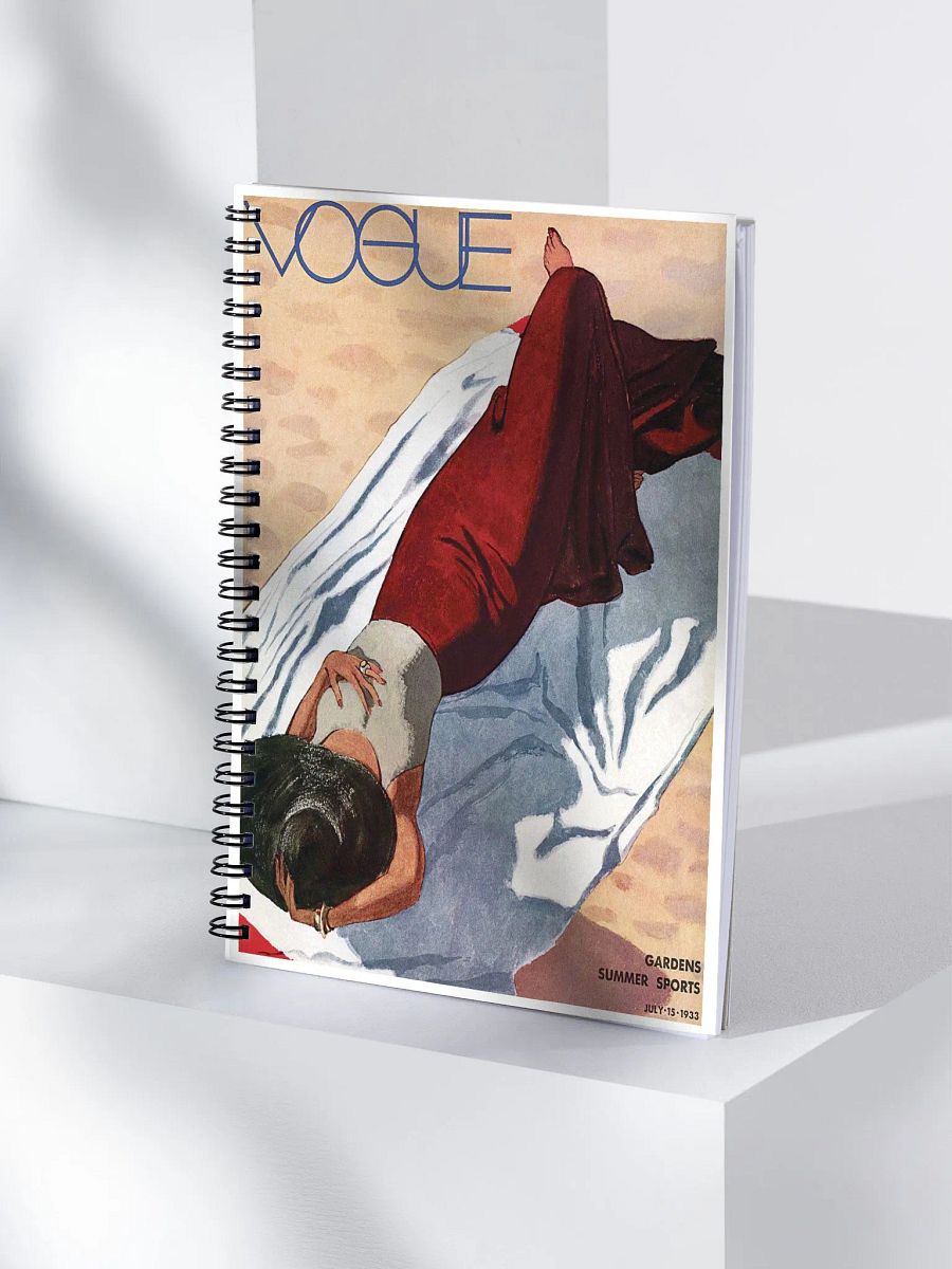 Vintage Vogue 1933 Spiral Notebook product image (4)