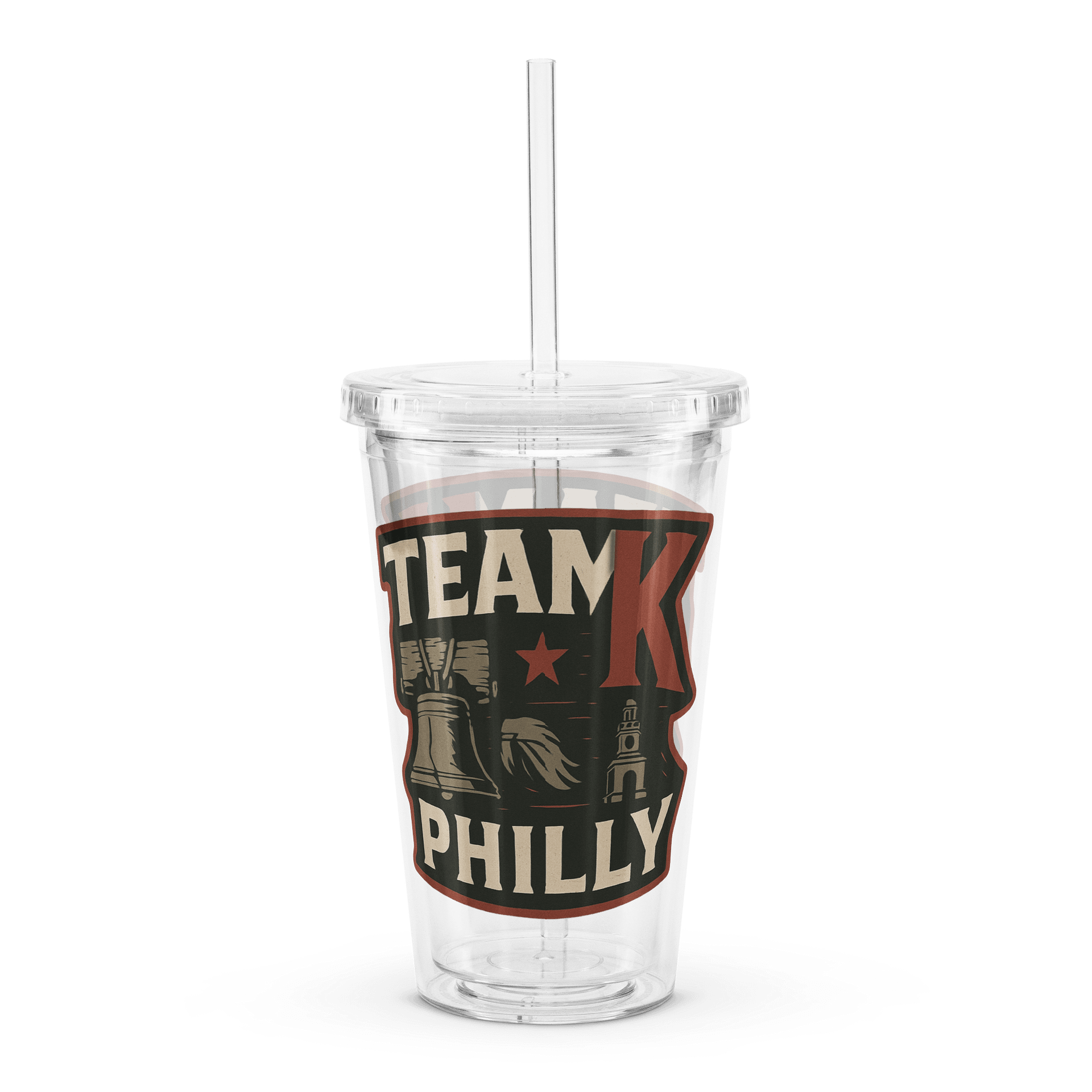 Team K Philly Clear Plastic Tumbler product image (2)