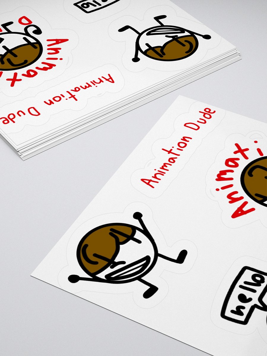 animation dude sticker sheet product image (4)