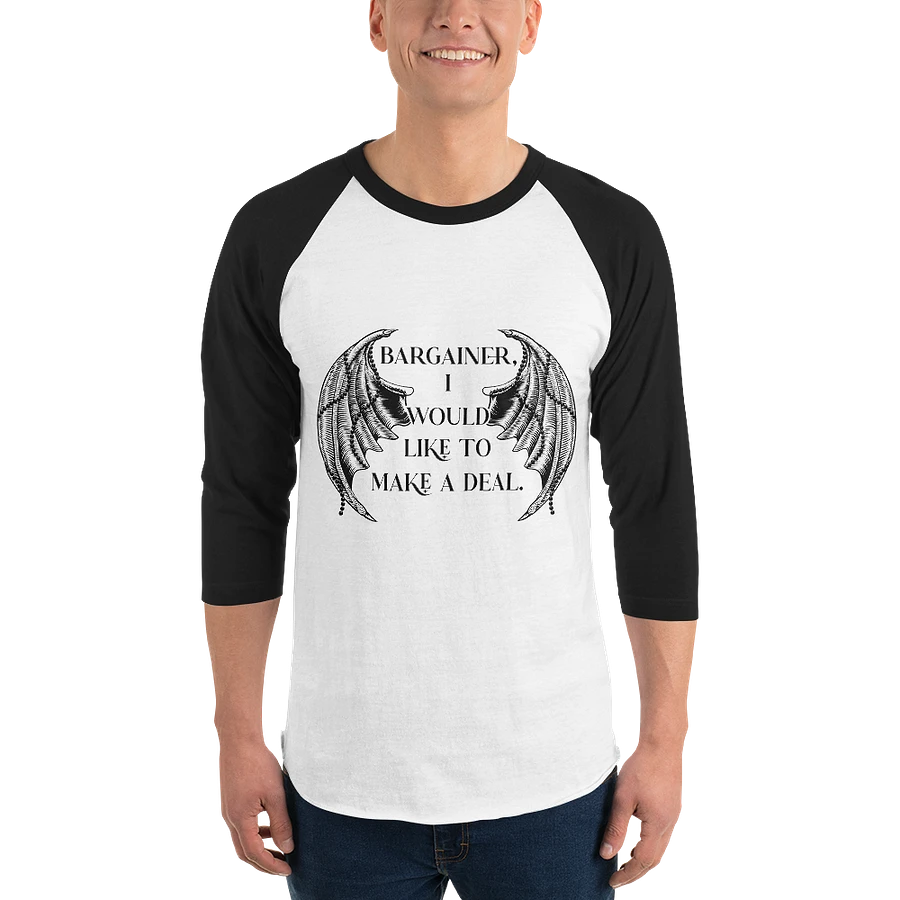 Bargainer Calling Card Fine Jersey Raglan Tee product image (33)