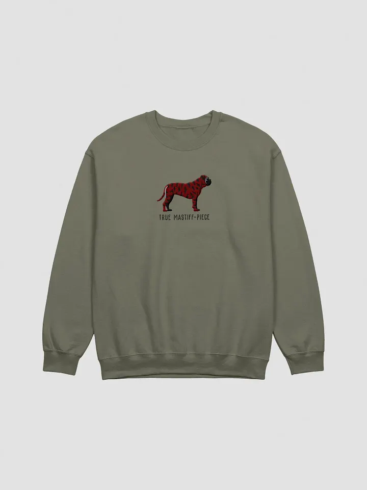 True Mastiff-Piece Sweatshirt (Embroidered) of an English Mastiff(Brindle) product image (10)