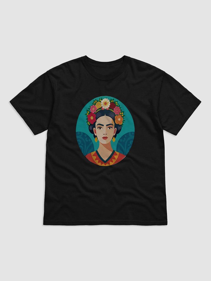 Frida Inspired Floral Portrait Tee product image (1)