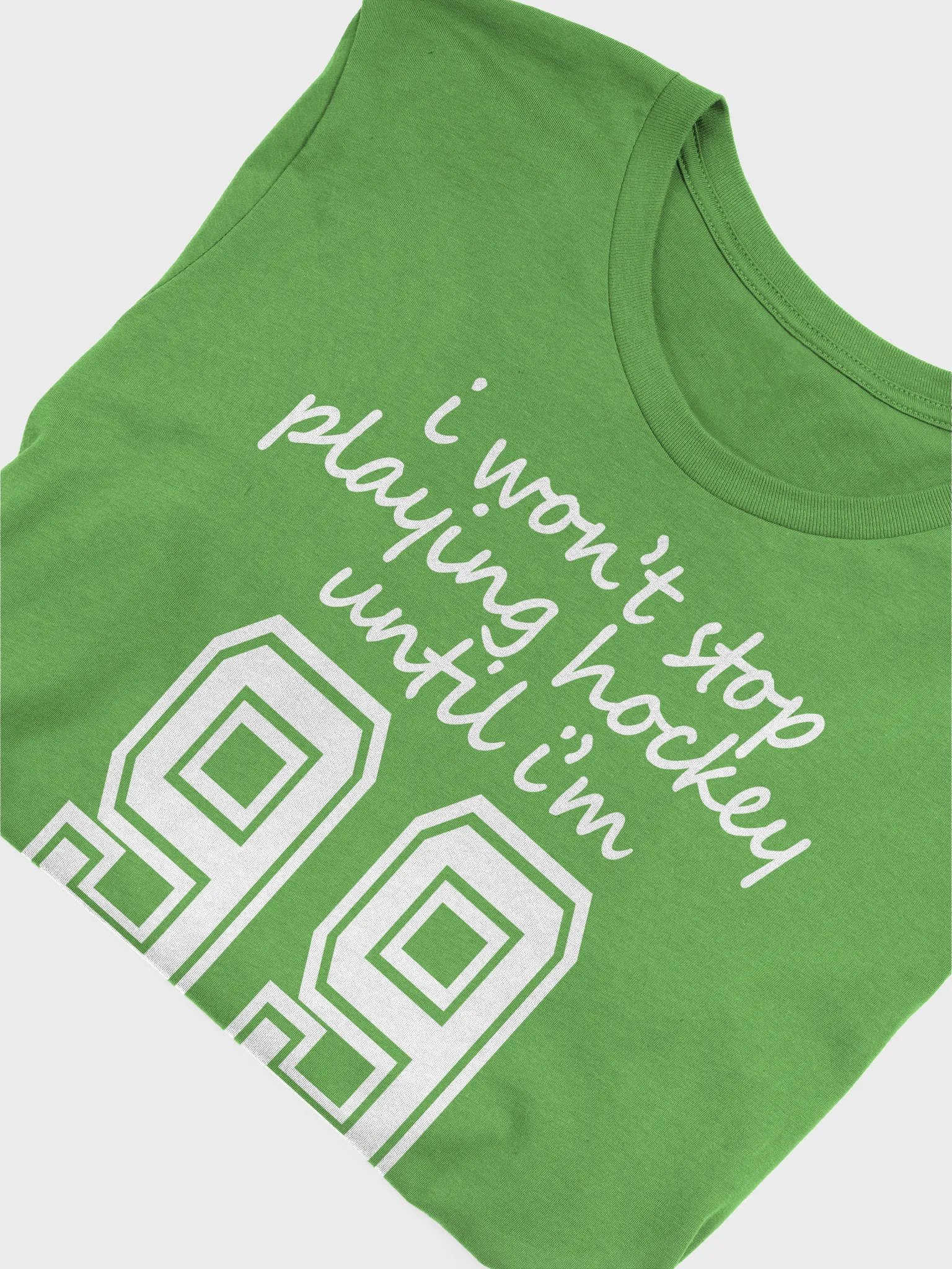 Funny Hockey T-Shirt – I Won’t Stop Playing Hockey Until I’m 99 – Beer League Hockey Shirt for Men – Gift for Hockey Players & Lifelong Puck Lovers product image (6)