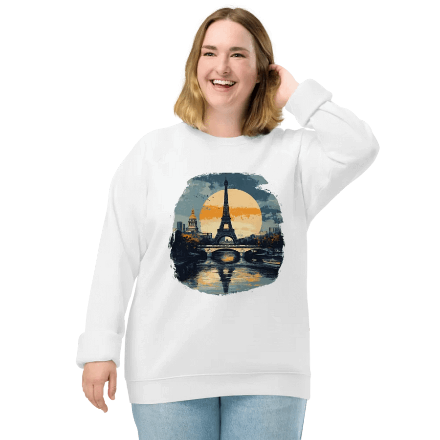 Paris Sunset Sweatshirt - Eiffel Tower Romance product image (3)