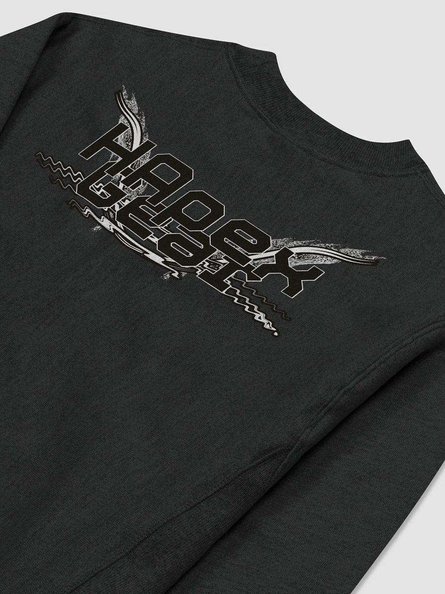 Cotton Max Sweatshirt - Black HApex Gear White Logo product image (4)