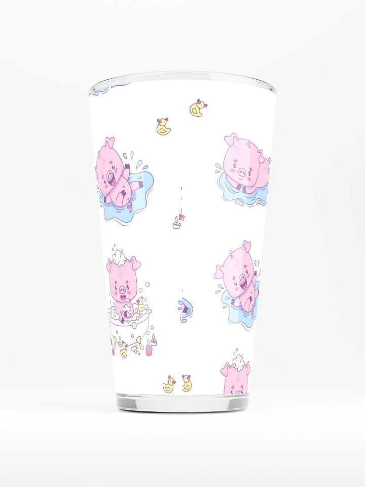Playful Pink Piglet Shaker Pint Glass product image (2)