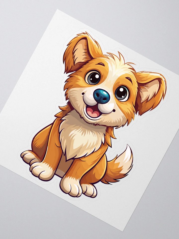 Cute Cartoon Dog 2 , Sticker product image (2)