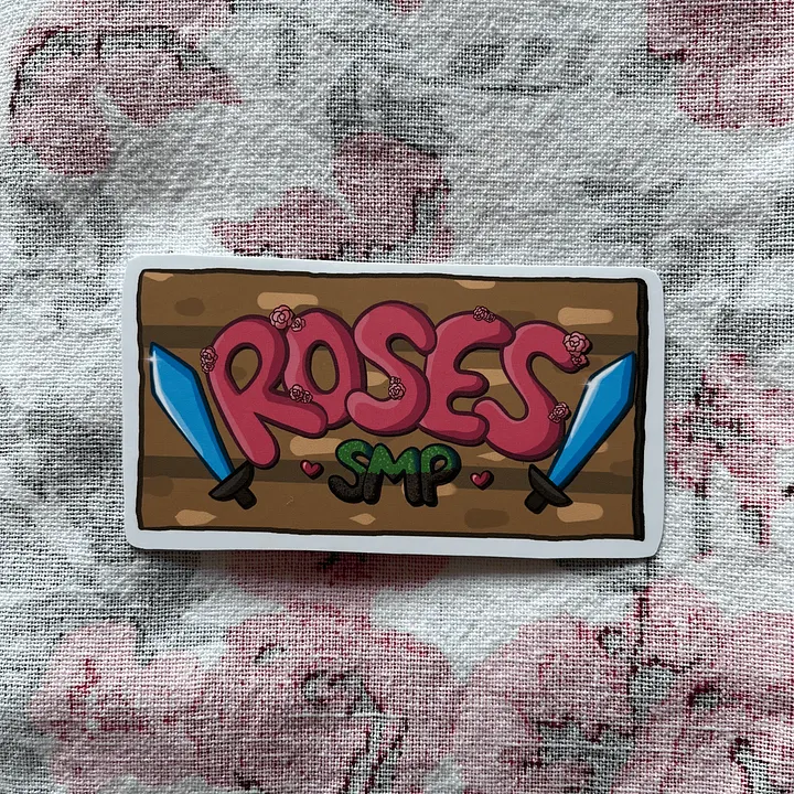 RosesSMP Logo Sticker product image (1)