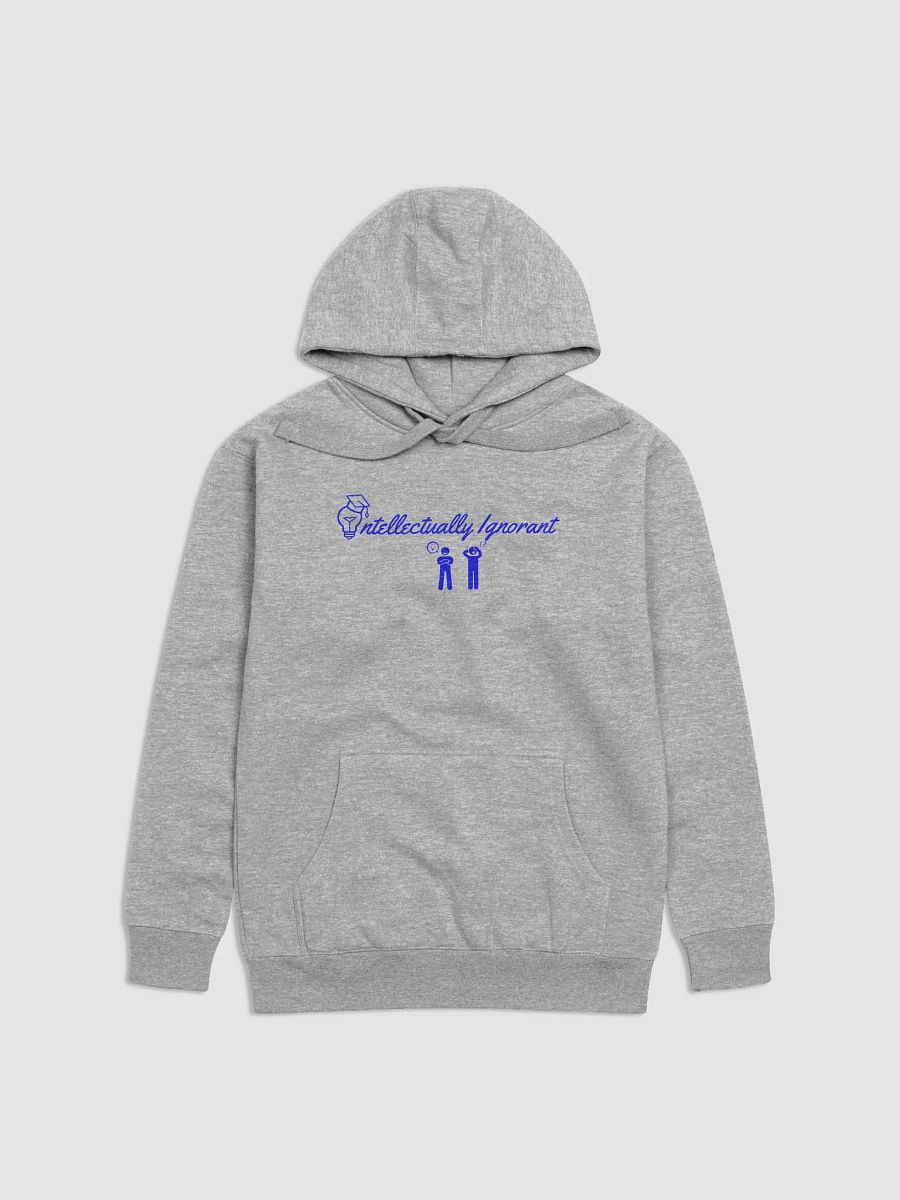 Intellectually Ignorant (Blue Logo) Cotton heritage Unisex premium Hoodie product image (23)