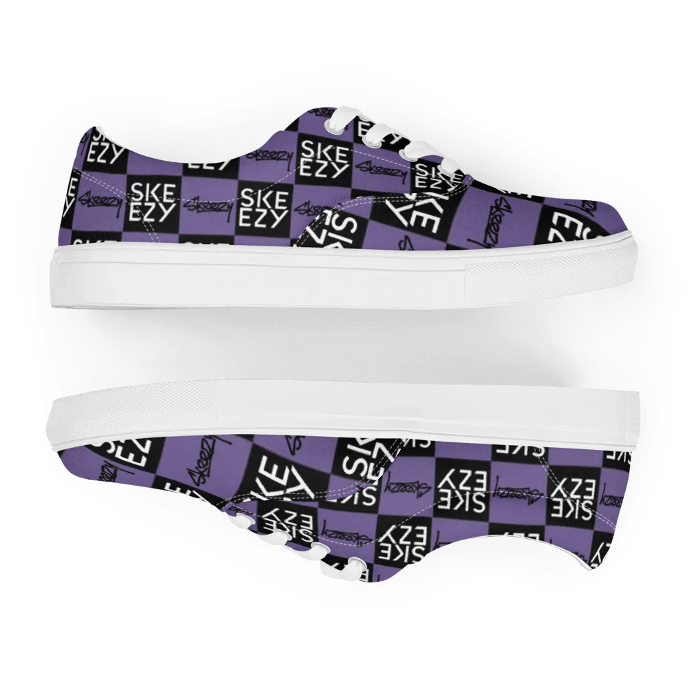 Checkered Skeezy Lace-Up Shoes PUR/BLK (Men's) product image (11)