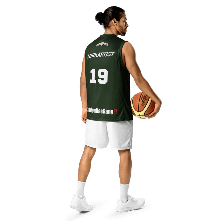 Madden Bae Jersey 👨‍🎨 (Green + White Logo) product image (5)