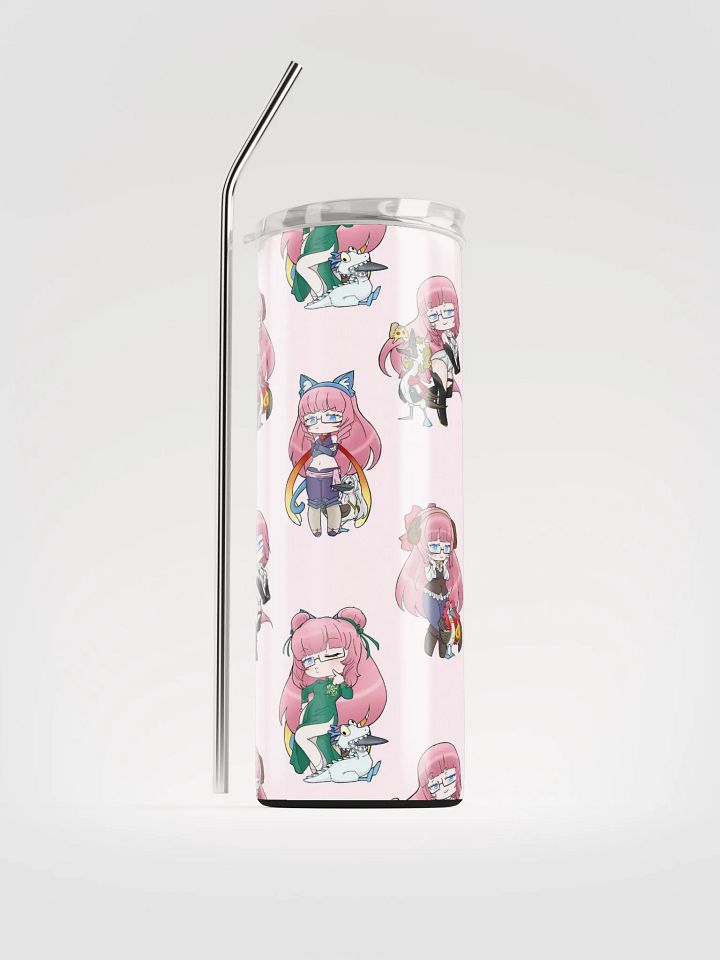 Squeaky's Brainrot Stainless Steel Tumbler - Soft Pink product image (1)