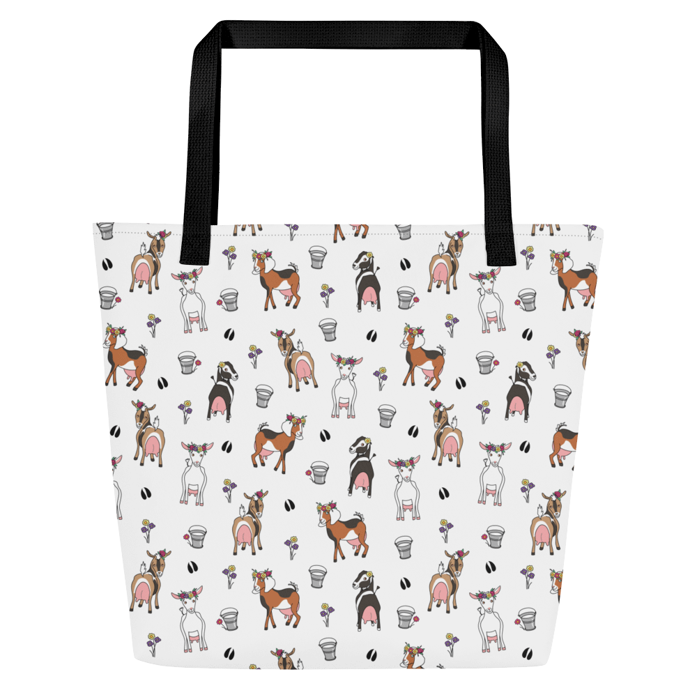 Cute Dairy Goats Tote Bag product image (1)