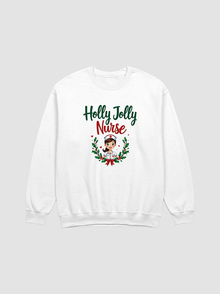 Holly Jolly Nurse Festive Crewneck Sweatshirt product image (2)