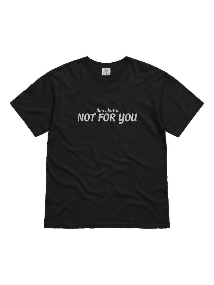 Not For You Tee Mk II product image (1)