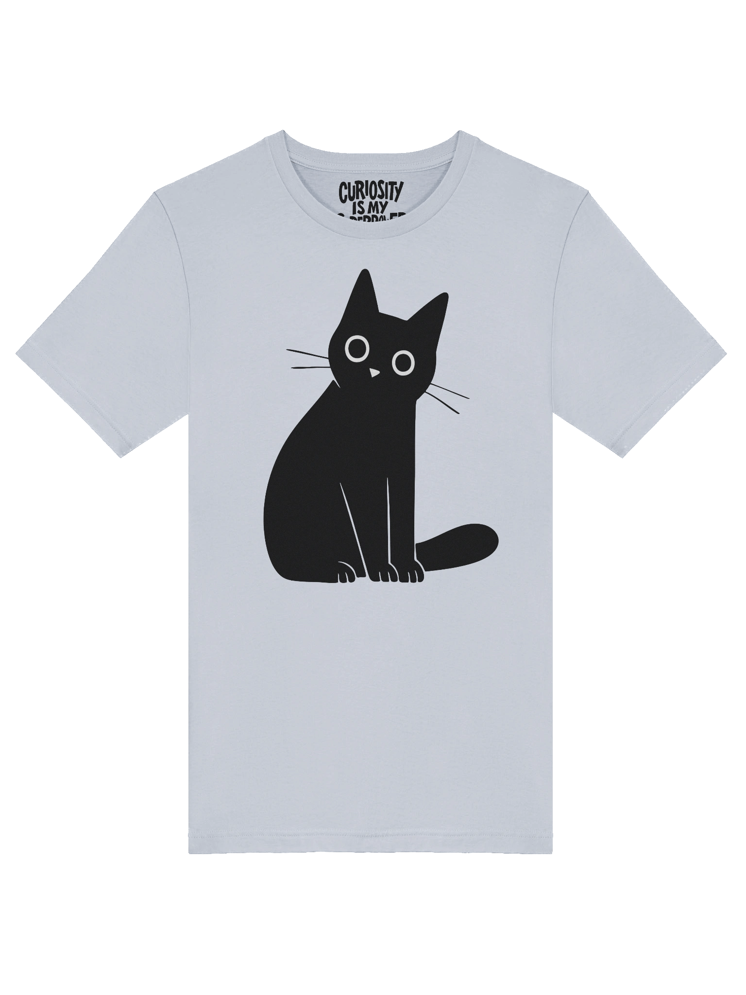 Curious Black Cat T-Shirt product image (3)