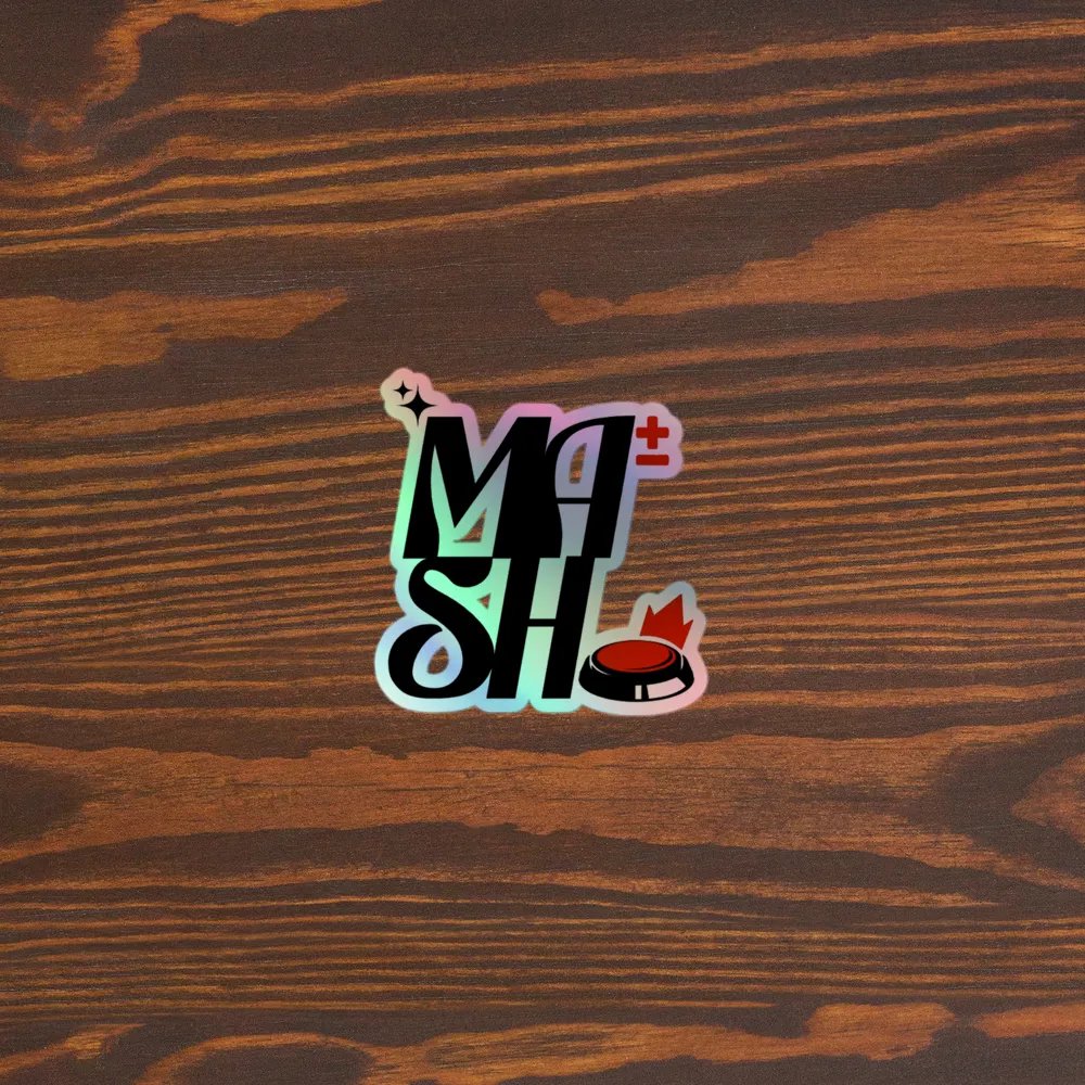 Official MASH Holo Die Cut Sticker product image (3)