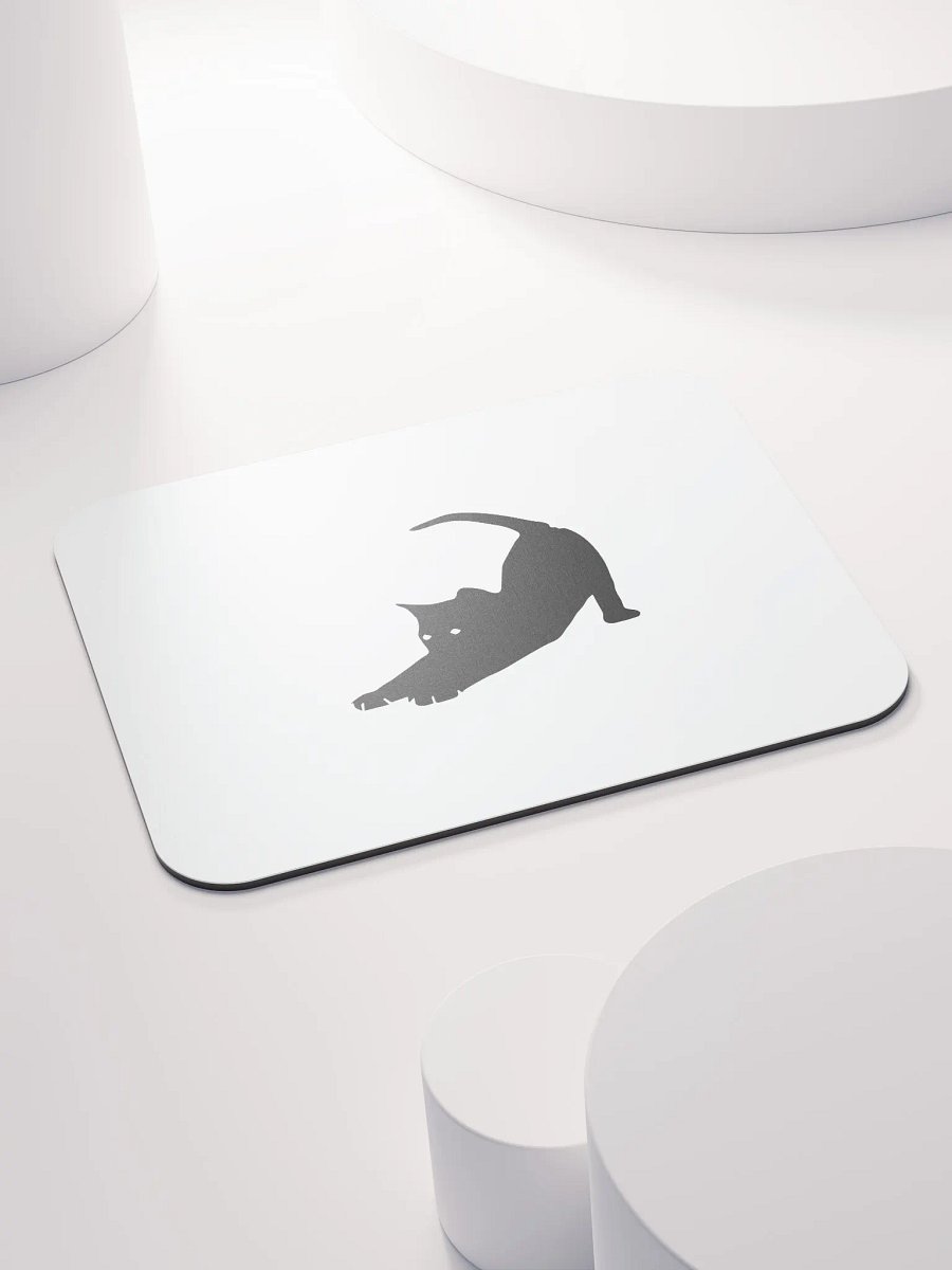 Stretching Black Cat Mouse Pad product image (4)