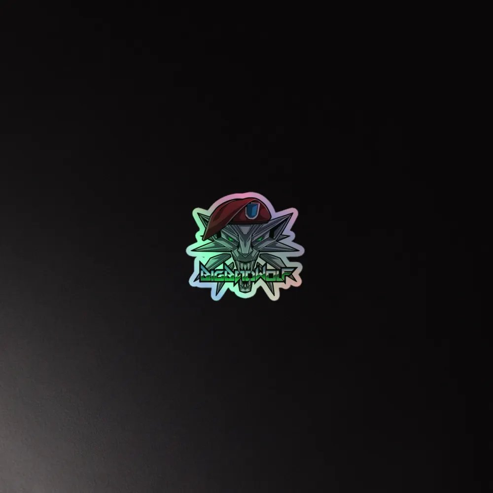 Holographic BigBadWolf Sticker Collection product image (4)