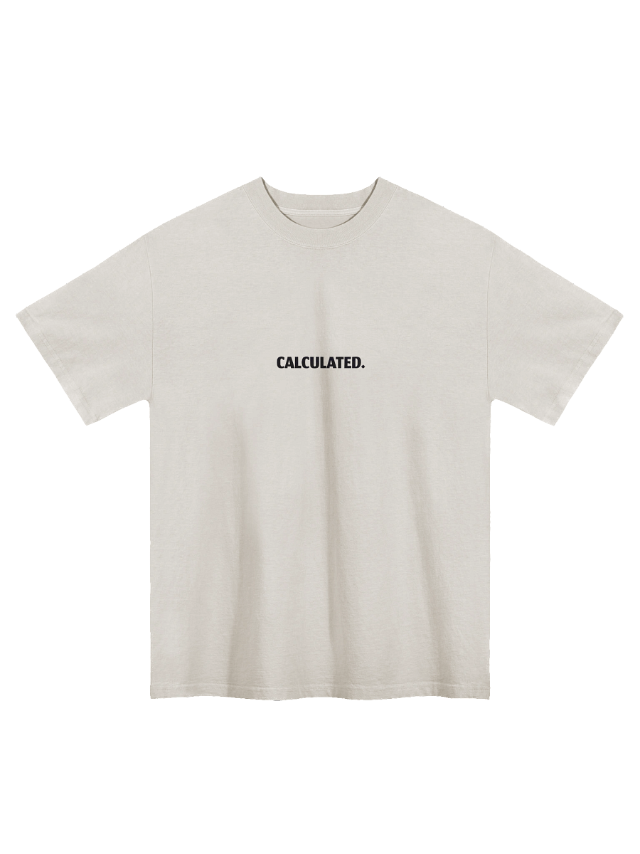 Magigio Death of Chance “Calculated” Oversized Faded Tee (Black) product image (1)