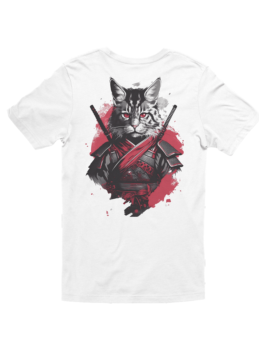 Cat Samurai Illustration T-Shirt product image (16)