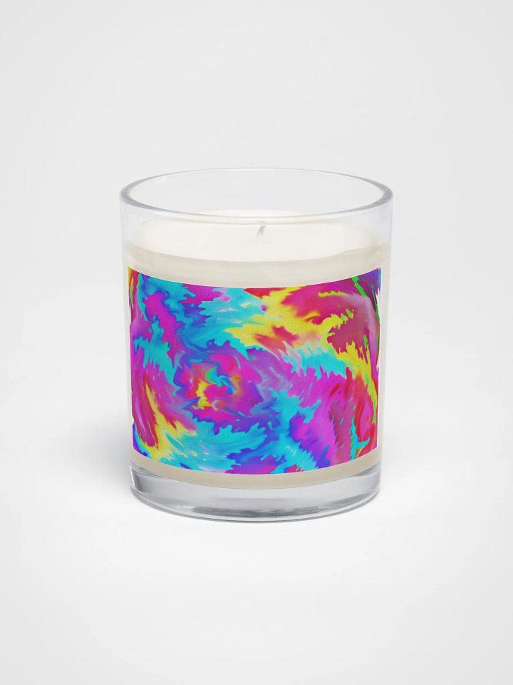 Marbled Rainbow Swirl VI Soy Wax Candle product image (1)