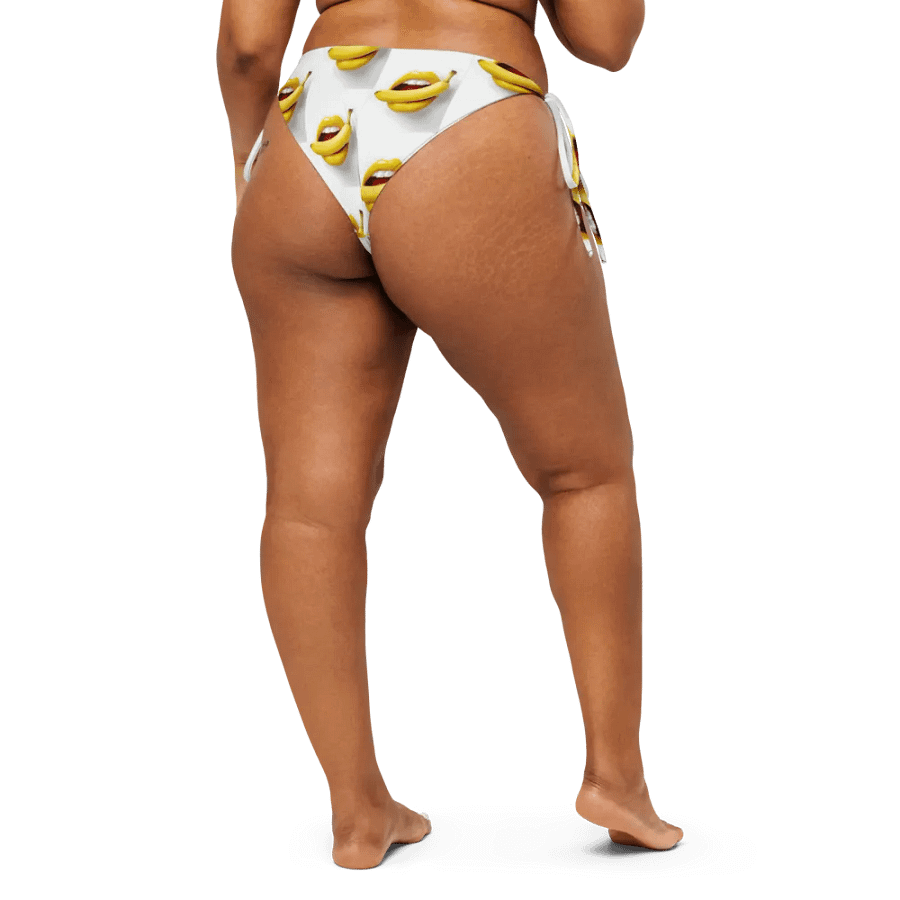 Print Recycled String Bikini Bottom – Sustainable & Stylish product image (3)