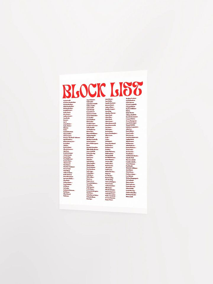 block list poster product image (2)