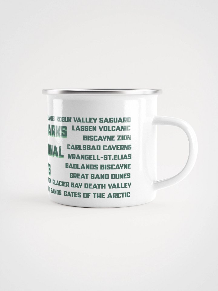 No National Parks without Monuments Enamel Mug product image (1)