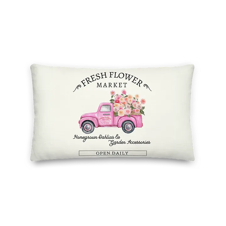 FRESH FLOWER MARKET PILLOW WITH FILLING product image (2)