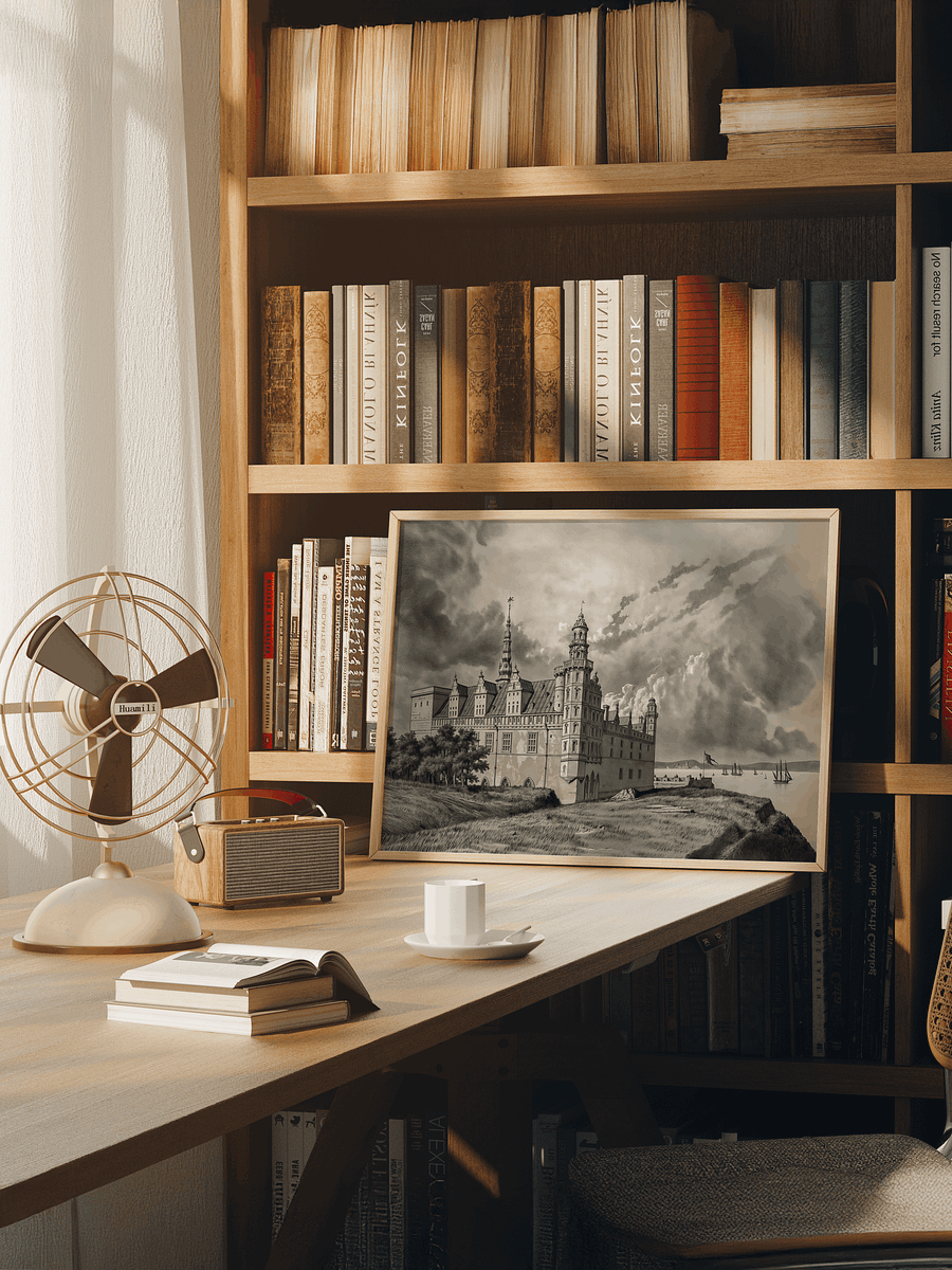Kronborg castle - Vintage painting - Landscape product image (3)